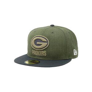 New Era 59Fifty Men's Green Bay Packers NFL 2018 Salute To Service Fitted Cap